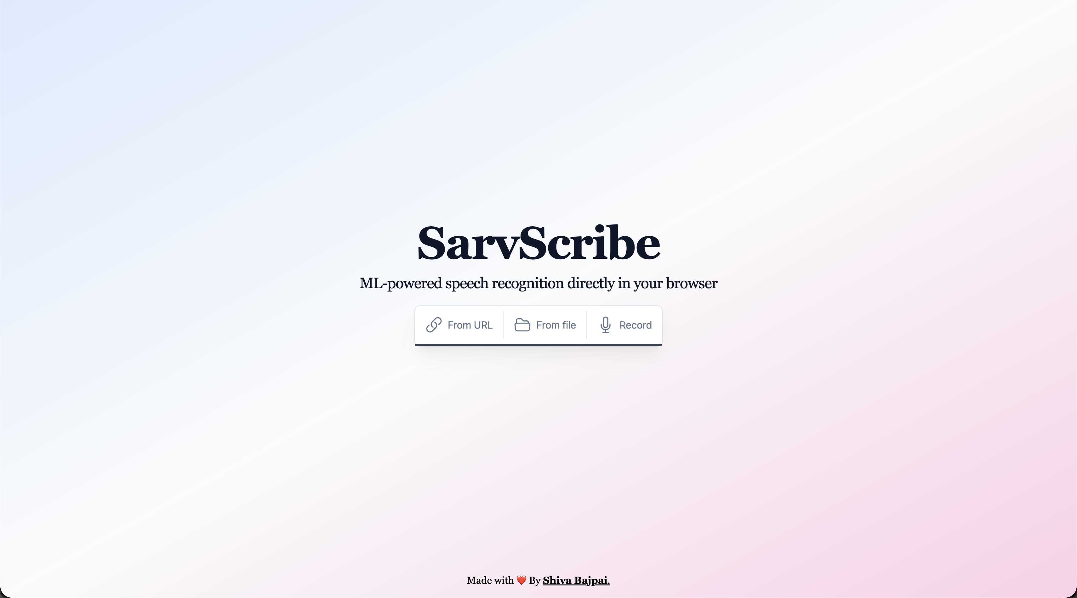 SarvScribe